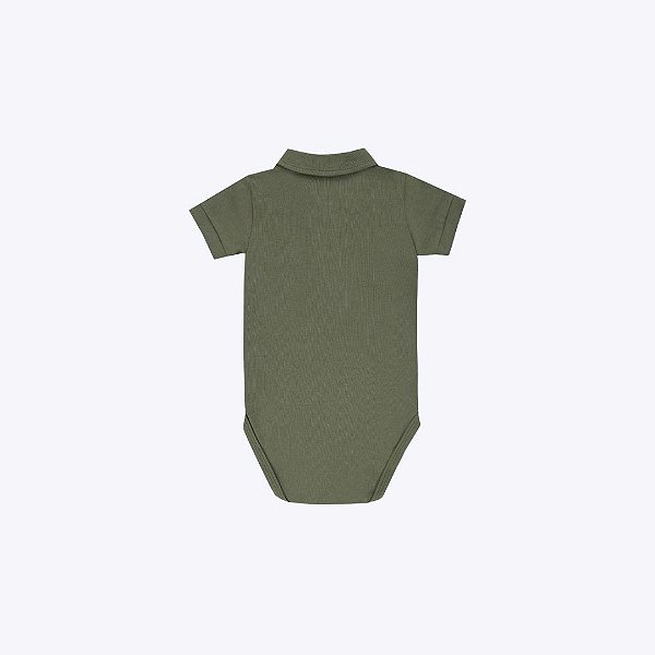 Body Manga Curta Bebê Menino Paraiso  05518954 Azul