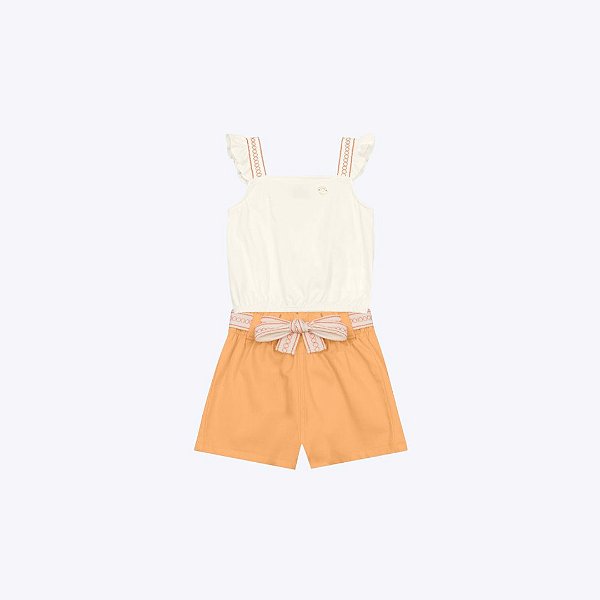 Conjunto Blusa De Alcinha E Shorts Infantil Menina Brandili 26590 Rosa