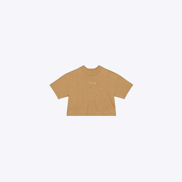 Blusa Manga Curta Juvenil Menina Brandili 26632 Preto