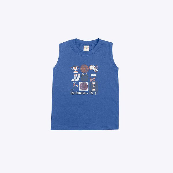 Camiseta Regata Basquete Infantil Masculino Have Fun 29728