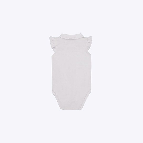 Body Manga Curta Bebê Menina Paraiso 05518730