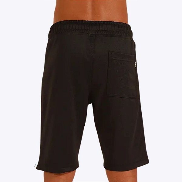 Bermuda Básica Preta Juvenil Masculina Banana Danger 54380