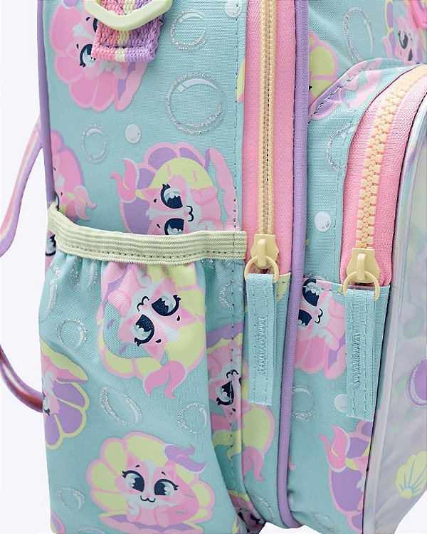 Lancheira Térmica com Bolso Frontal Gata Sereia Puket 050404246