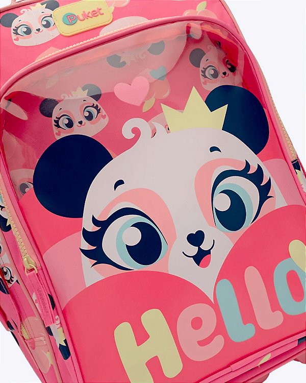 Mochila com Rodinhas Grande Panda Puket 050404129