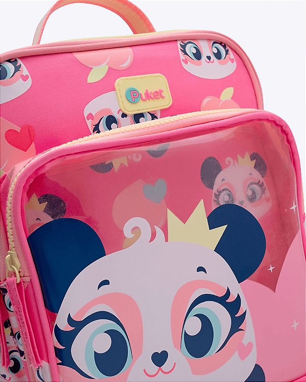 Lancheira Térmica com Bolso Frontal Panda Puket 050404130