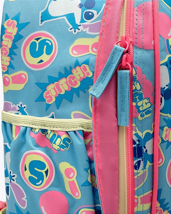 Mochila com Rodinhas Grande Stitch Puket 050404270