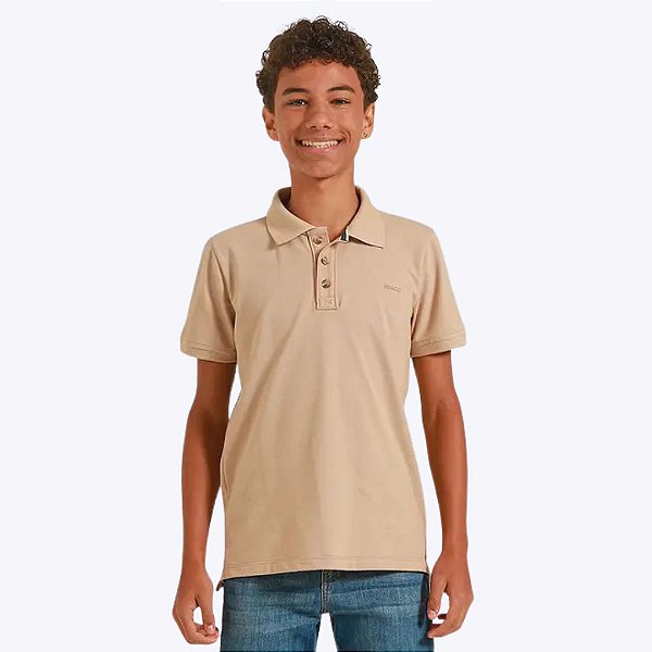 Camiseta Polo Piquet Juvenil Masculino Banana Danger 54341