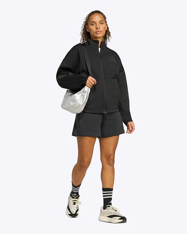 Bolsa de Ombro Prata Metálica Adidas JM0156