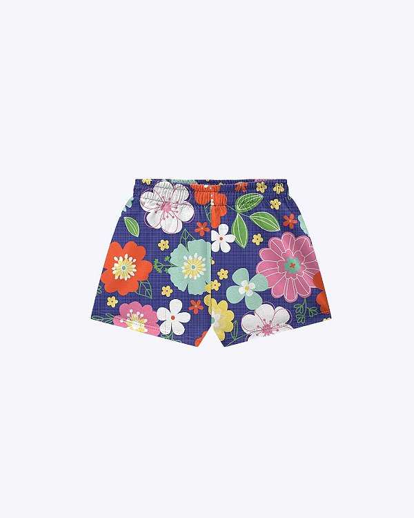 Conjunto Blusa Regata e Shorts Estampa Gatinho Infantil Feminino Kyly 1001277