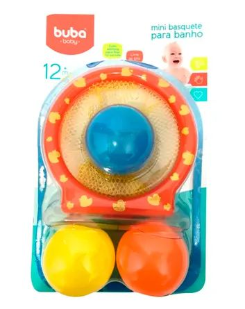 Brinquedo para Bebê 6053 Cor Laranja Buba Baby