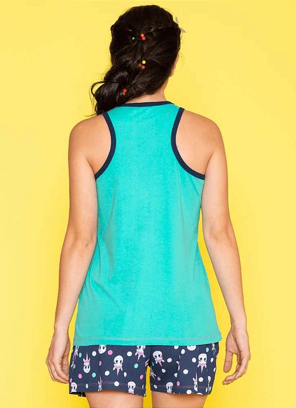 Puket Pijama Short Doll Regata Unicornio Eco 030602041