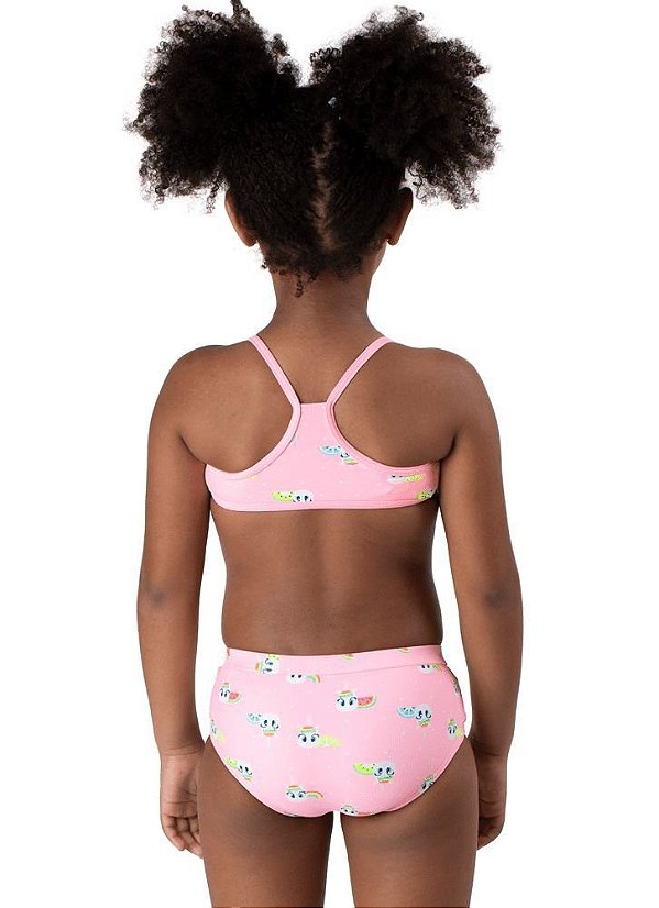 Biquini Infantil Feminino Puket Rosa / Unicórnio 110400490