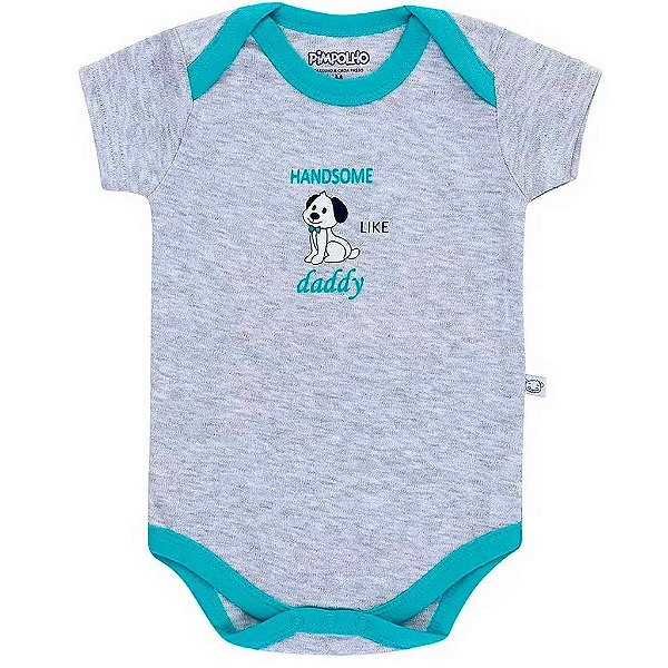 Pimpolho Kit Bodies Manga Curta Infantil para Bebê e Crianças 8438