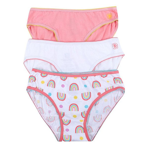 Pimpolho Kit Calcinha Infantil para Crianças 91451