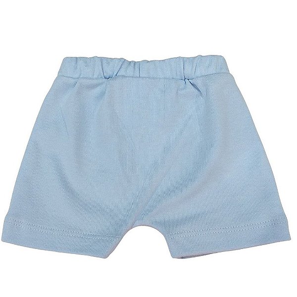 Conjunto para Bebê Body Masculino Short Manga Curta 213198 Anjos Baby