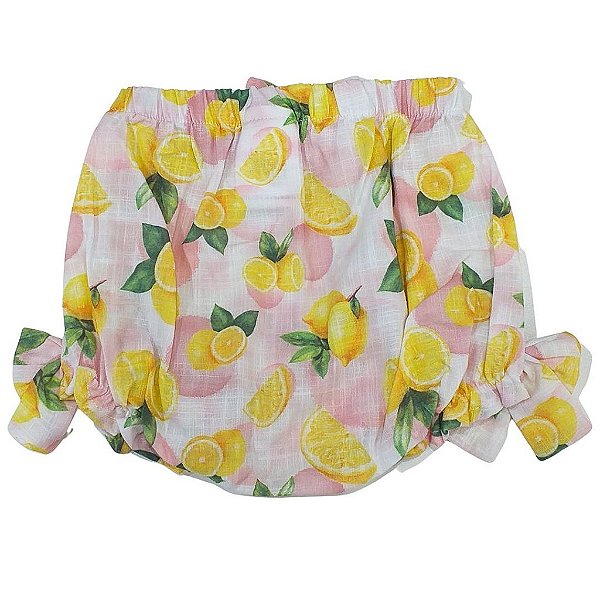 Conjunto Body Short Manga Curta Feminino 213640 Anjos Baby