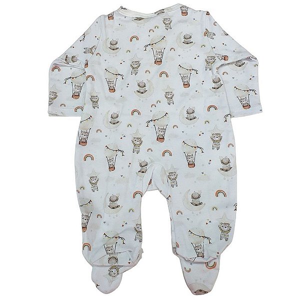 Macacão Malha Manga Longa Unisssex 213175 Anjos Baby