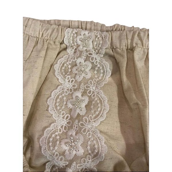 Conjunto Body com Short Bebê Manga Curta Feminino Anjos Baby 213637