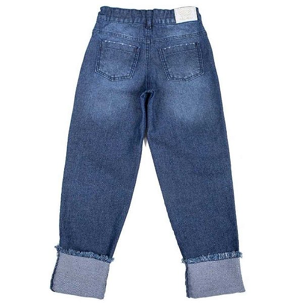 Calça Jeans Infantil Feminina Rasgada Have Fun 25155