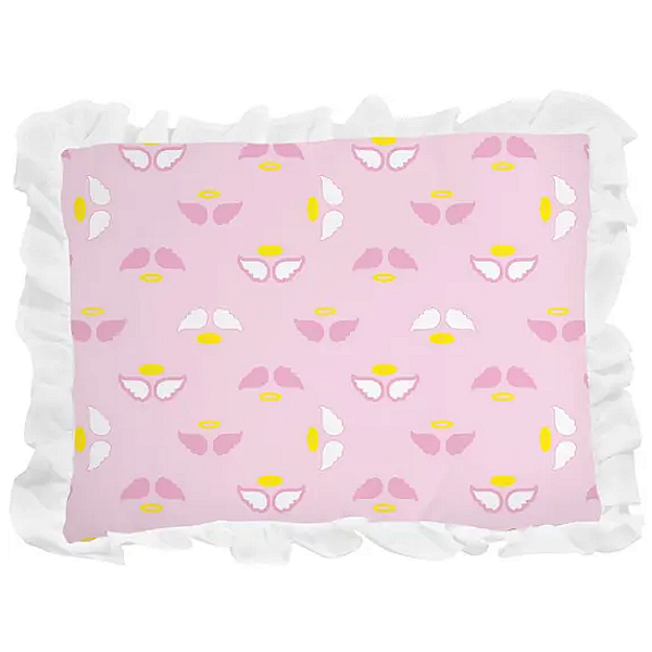 Travesseiro Bebê com Babado Oração do Anjo da Guarda Bambi 78007