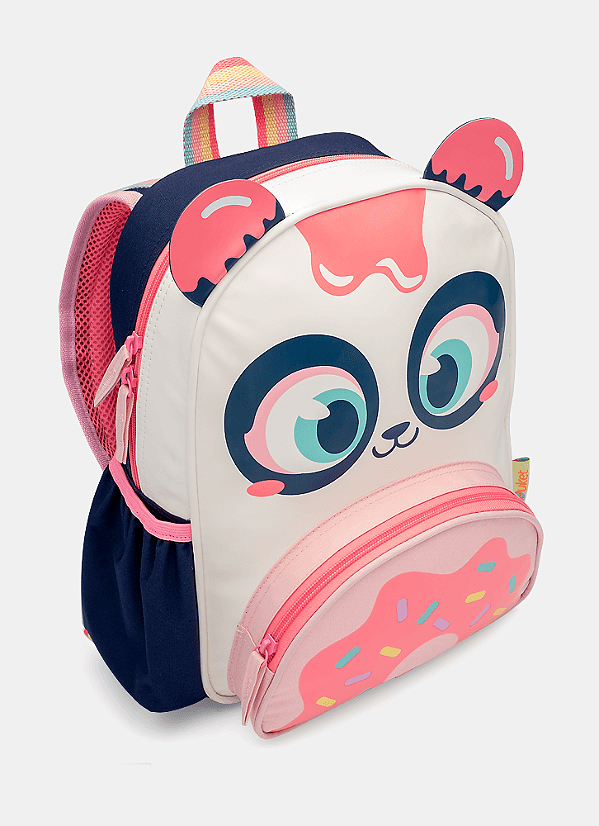 Mochila Escolar de Costas Média Panda Donuts 050403597