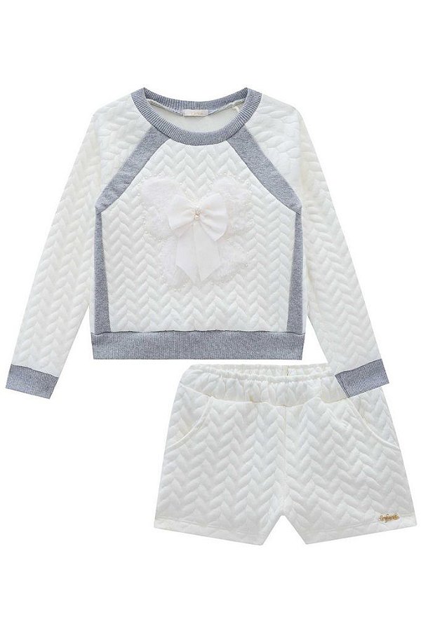 Conjunto Infantil Feminino Manga Longa Vic&Vicky 29919