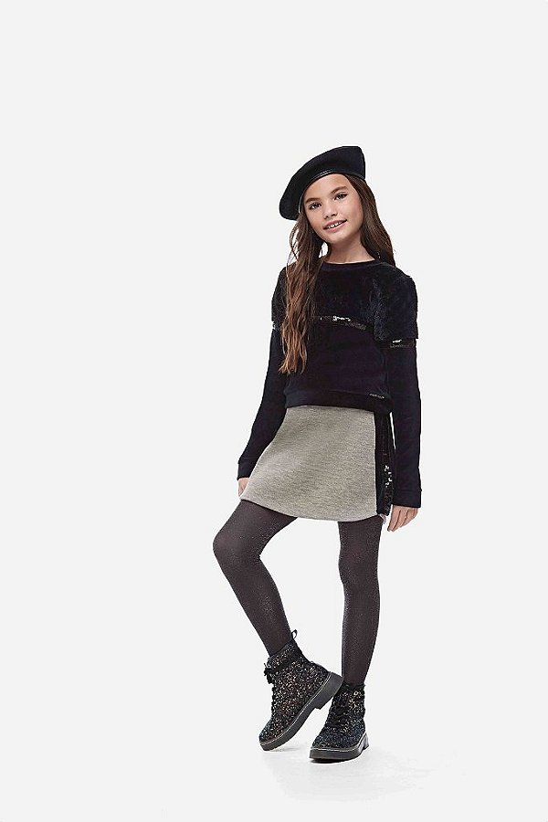 Conjunto Infantil Feminino Manga Longa Vic&Vicky 29921