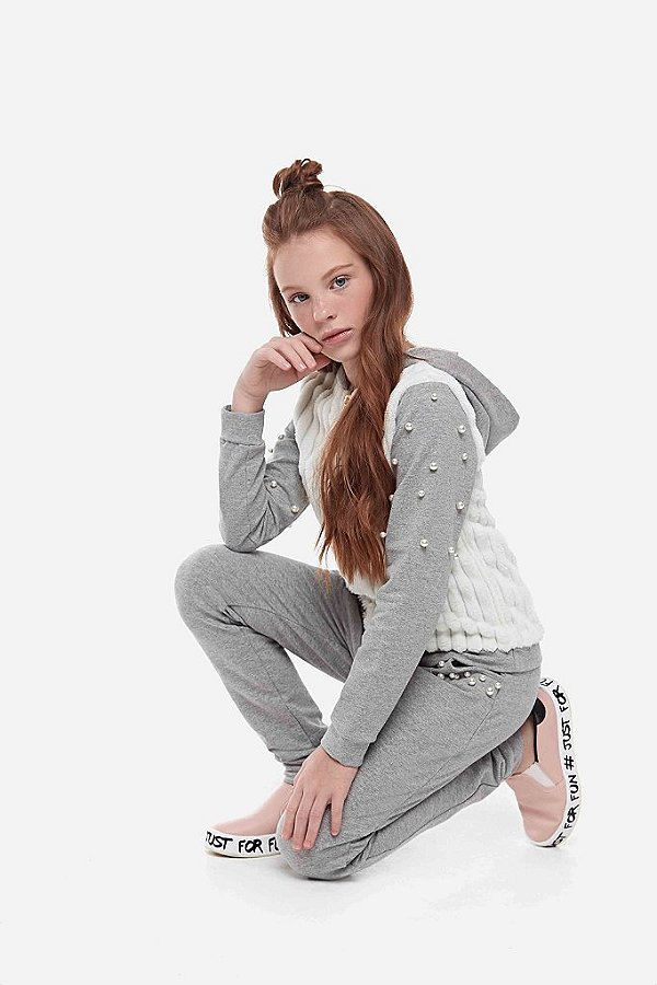 Conjunto Infantil Feminino Manga Longa Vic&Vicky 40709