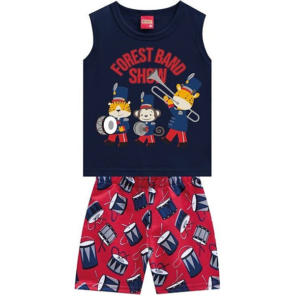 Conjunto Bermuda Infantil Masculino 110275 Kyly