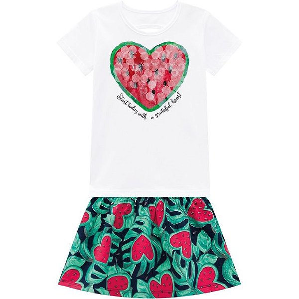 Conjunto Infantil Feminino 110232  Pink Kyly