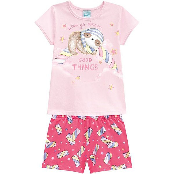 Pijama Infantil Feminino Shortinho Kyly 110330