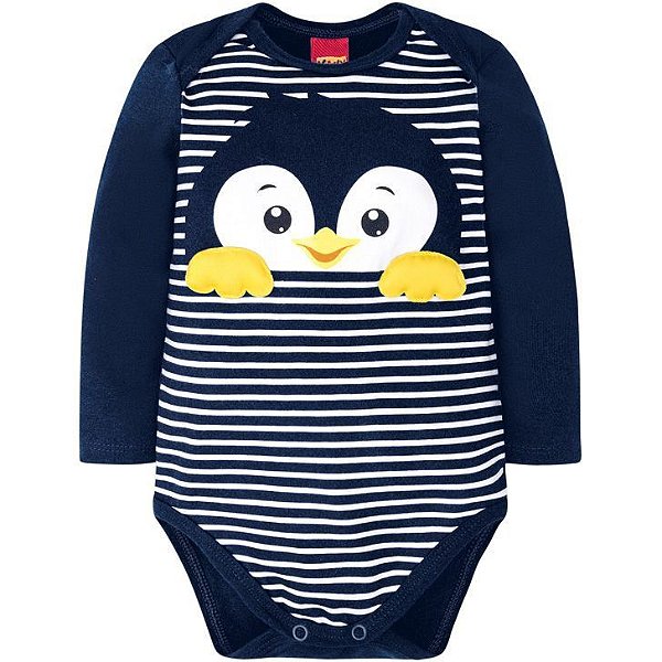 Body Bebê Pinguim Kyly 207316