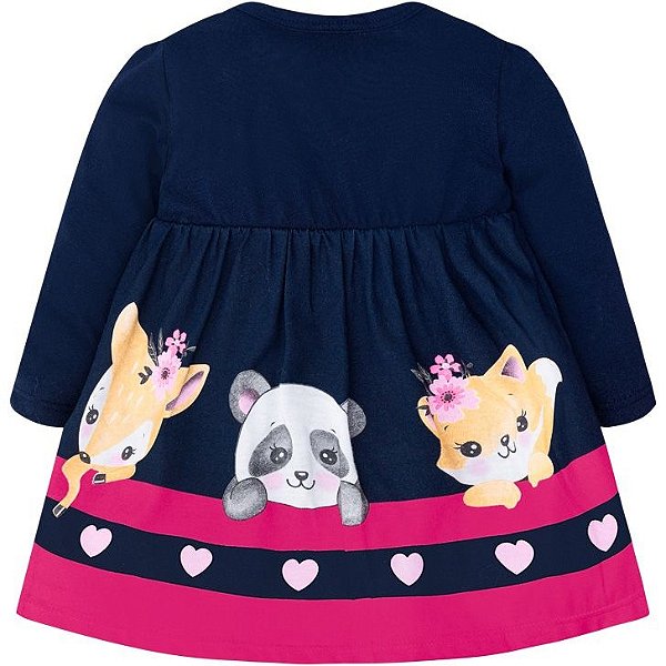 Vestido Infantil Manga Longa 207304 Kyly