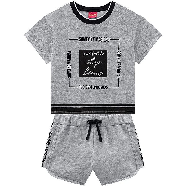 Conjunto Infantil Feminino 51446 Amora