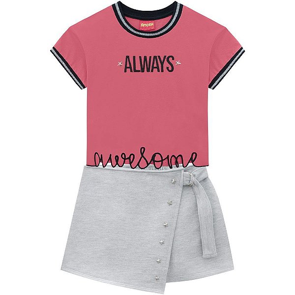 Conjunto Infantil Feminino 51444 Amora