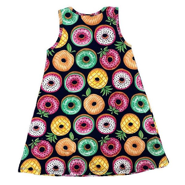 Vestido Infantil Feminino Manga Curta Kyly 111120