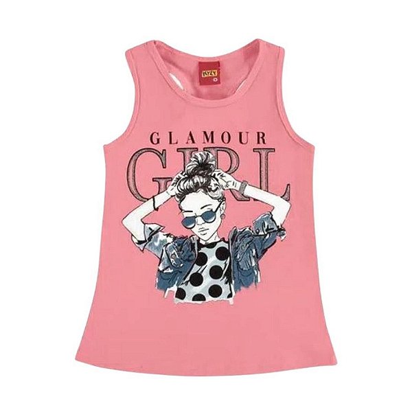 Blusa Regata Feminina Infantil Kyly 111147