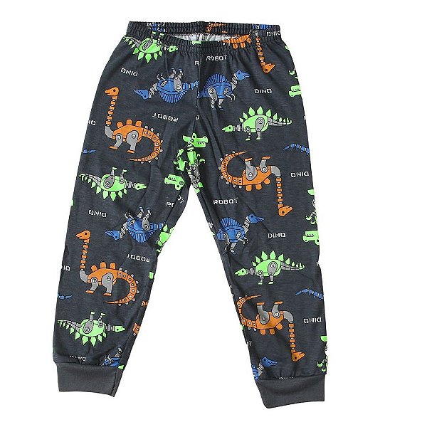Pijama Infantil Masculino Dinossauro Brilha no Escuro Kyly 207801