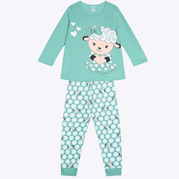 Pijama Brilha no Escuro Infantil Feminino Kyly 1000159