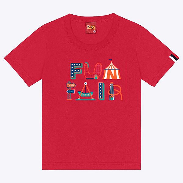 Camiseta Manga Curta Infantil Masculina Kyly 1000353