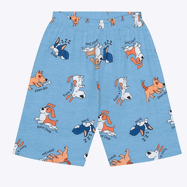 Pijama Cachorrinho Brilha no Escuro Infantil Masculino Kyly 1000456