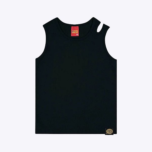 Blusa Regata Básica Infantil Feminina Kyly 1000243