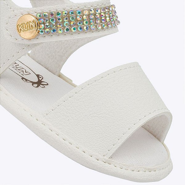 Sandália Biju Strass Infantil Bebê Menina Klin 265035000