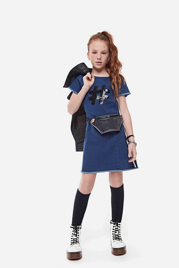 Vestido Infantil Feminino Vic&Vicky 39704