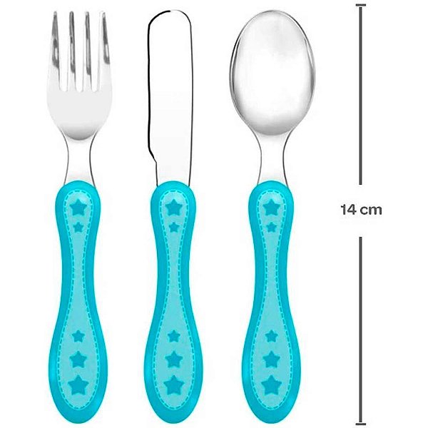 Colher Infantil Alimentação Infantil para Bebê 10676 Buba Baby