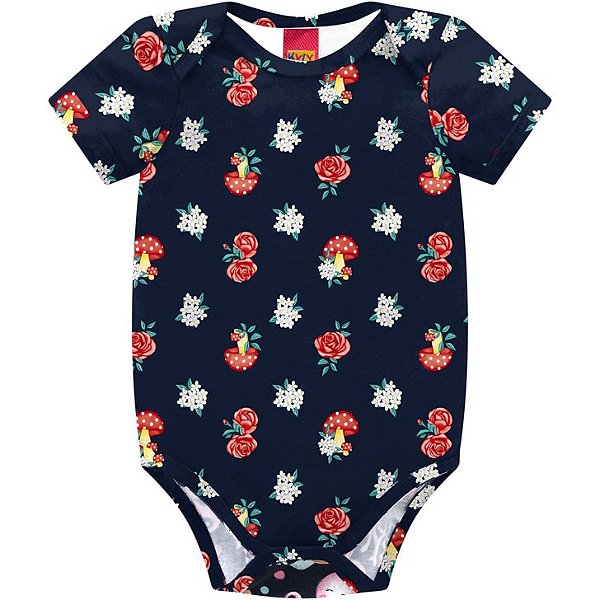 Body Bebê Feminino Manga Curta Kyly 110385