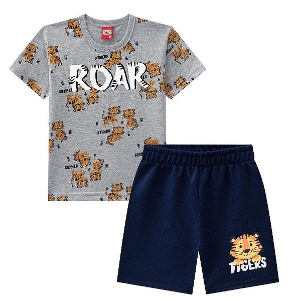 Conjunto Infantil Masculino Manga Curta Kyly 111564