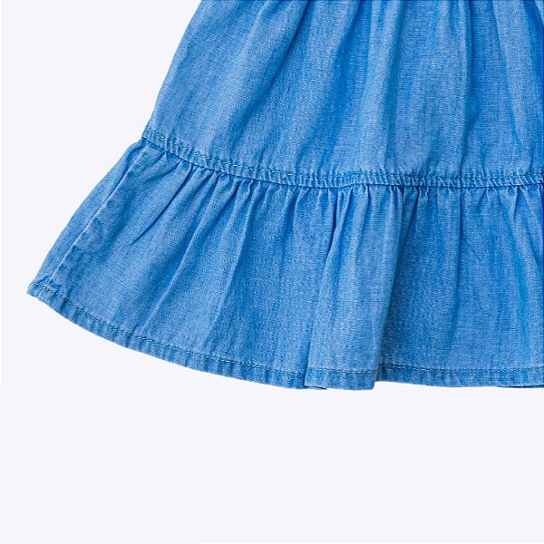 Vestido Jeans Bebê Menina Vigat 2601