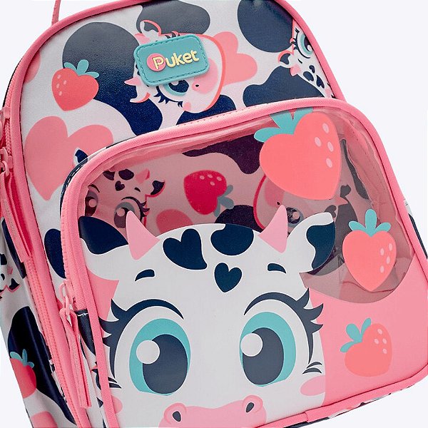 Lancheira Térmica Vaca Romântica Puket 050403776