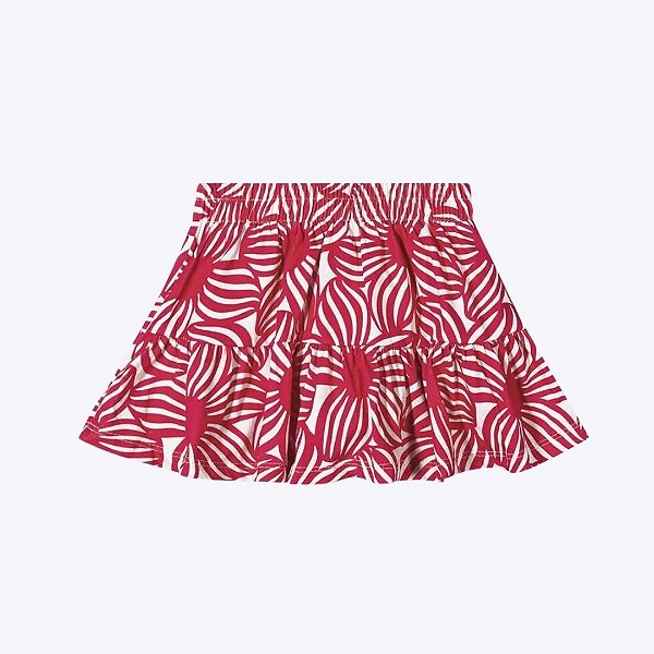 Conjunto Blusa Manga Curta e Saia Infantil Menina Kyly  1000544